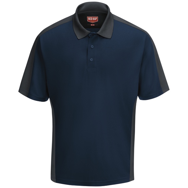 Men's Performance Knit Two Tone Polo - Working Class Clothes