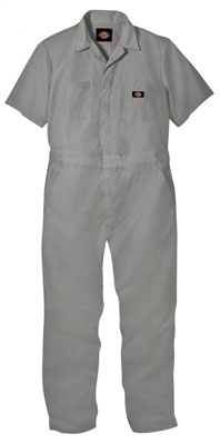 Dickies Short Sleeve Grey Coverall