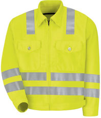 ​Red Kap Hi-Visibility Ike Jacket - Class 3 Level 2