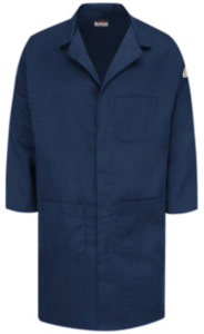 Bulwark Flame Resistant Concealed Snap Front Lab Coat