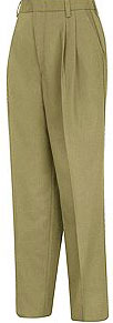 Women's Pleated Twill Slacks