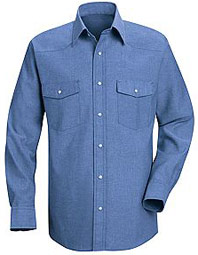 Red Kap Men's Western Style Shirt 