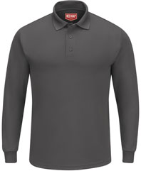 Red Kap Long Sleeve Solid Performance Polo