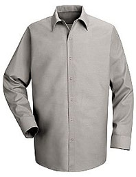 Red Kap Men's Specialized Pocketless Long Sleeve Shirt