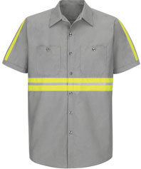 Red Kap Enhanced Visibility Industrial Work Shirt