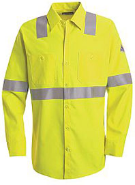 Red Kap Hi-Visibility Long Sleeve Shirt - Type R, Class 2