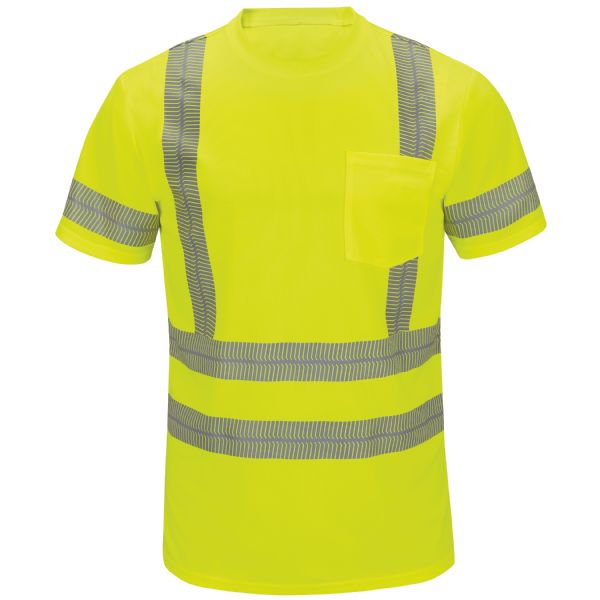 Red Kap Hi-Visibility Short Sleeve Work Shirt - Type R, Class 3