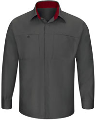 Long Sleeve Performance Plus Shop Shirt W/Oil-Block Technology   