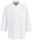 3/4 Sleeve Eight Pearl Button Chef Coat