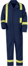 Bulwark Flame Resistant Excel-FR™ Classic Coverall with Reflective Trim