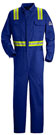 Bulwark Flame Resistant Excel-FR™ Deluxe Contractor Coverall With Reflective Trim