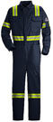 Bulwark Flame Resistant Cool Touch® 2 Deluxe Contractor Coverall w/ Reflective Trim