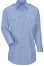 Womens New Dimension® Plus Poplin Long Sleeve Shirt