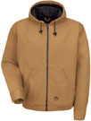 Blended Duck Zip-Front Hooded Jacket