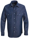 Red Kap Men's  Long Sleeve Denim Western Shirt