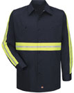 Red Kap Enhanced Visibility Cotton Work Shirt 