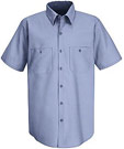 Red Kap Men's Wrinkle Resistant Short Sleeve Work Shirt