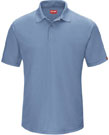 Men's Performance Gripper-Front Knit Polo