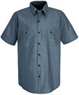 Red Kap Durastripe® Short Sleeve Work Shirt