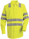 Red Kap Hi-Visibility Long Sleeve Work Shirt - Type R, Class 3