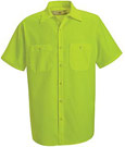 Red Kap Enhanced Visibility Short Sleeve Work Shirt