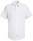 Red Kap Men's Specialized Pocketless Polyester Shirt