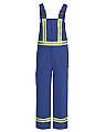 Bulwark Men's Unlined Bib Overall with Reflective Trim