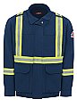 Men's Lined Bomber Jacket with Reflective Trim