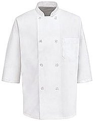 1/2 Sleeve Eight Pearl Button Chef Coat
