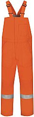 Bulwark Flame Resistant Excel FR Comfort Touch Deluxe Insulated Bib Overall W/Reflective Trim
