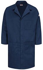 Bulwark Flame Resistant Concealed Snap Front Lab Coat