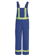 Bulwark Men's Unlined Bib Overall with Reflective Trim