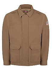 Brown Duck Lined Bomber Jacket