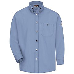 Bulwark Flame Resistant Excel-FR™ 5.25oz Button Front Dress Uniform Shirt