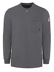 Bulwark Flame Resistant Excel-FR™ Knit Long Sleeve T-Shirt