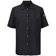Red Kap Women's Short Sleeve Cook Shirt with OilBlok + MIMIX ®
