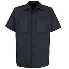 Red Kap Men's Wrinkle Resistant Short Sleeve Work Shirt