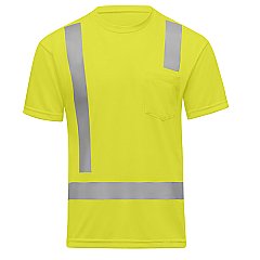 Hi-Visibility Short Sleeve Pocket T-Shirt - Type R Class 2
