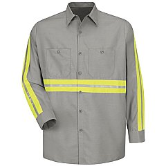 Red Kap Enhanced Visibility Industrial Work Shirt