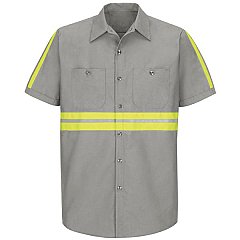 Red Kap Enhanced Visibility Industrial Work Shirt