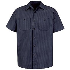 Red Kap Durastripe® Short Sleeve Work Shirt