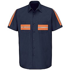 Red Kap Men's Enhanced Visibility Shirt
