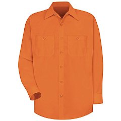 Red Kap Enhanced Visibility Long Sleeve Work Shirt