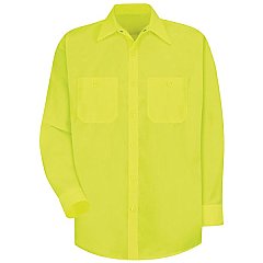 Red Kap Enhanced Visibility Long Sleeve Work Shirt