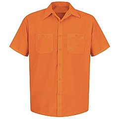 Red Kap Enhanced Visibility Short Sleeve Work Shirt