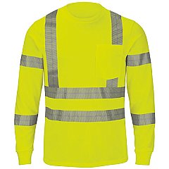 Red Kap Hi-Visibility Long Sleeve Work Shirt - Type R, Class 3