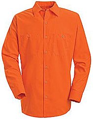 Red Kap Enhanced Visibility Long Sleeve Work Shirt