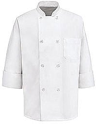 Long Sleeve Eight Pearl Button Chef Coat
