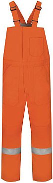 Bulwark Flame Resistant Excel FR Comfort Touch Deluxe Insulated Bib Overall W/Reflective Trim