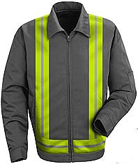 Slash Pocket Jacket w/ Reflective Trim
